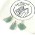 MINI DIJE DE ALPACA CUARZO VERDE - comprar online