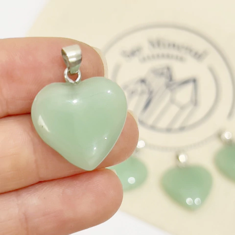 CORAZON CUARZO VERDE NUEVO - comprar online