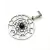 METATRON PEQUEÑO DE ACERO LABRADORITA - Ser Mineral Accesorios