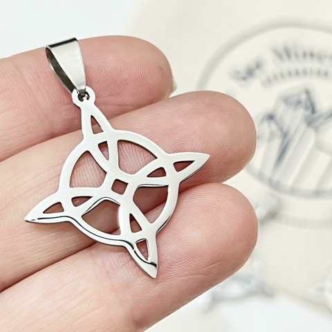 NUDO DE BRUJA GRANDE ACERO 3 CM