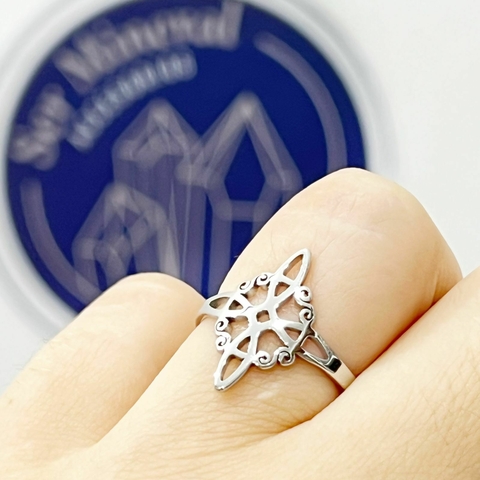 ANILLO NUDO DE BRUJA ACERO