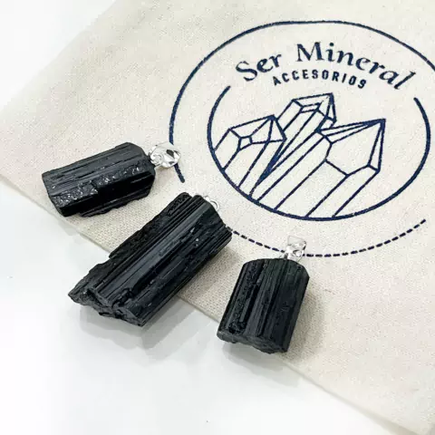 TURMALINA NEGRA CON DROP MEDIANA
