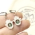 ARITOS MANO FATIMA CON ESFERA CUARZO VERDE - comprar online