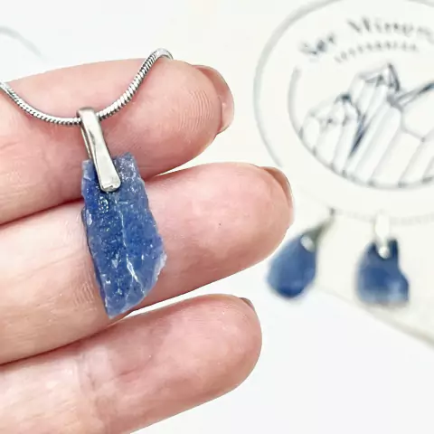 MINI DIJE DE ALPACA CUARZO AZUL