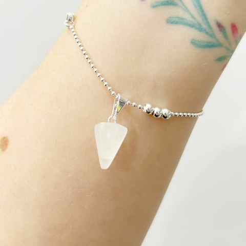 MINI DIJE PENDULO ONIX BLANCO
