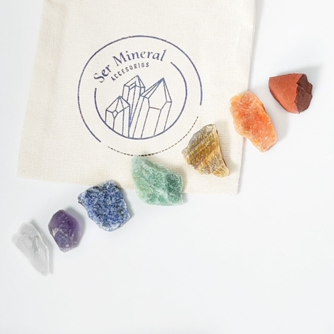 KIT 7 CHAKRAS BRUTO PEQUEÑO