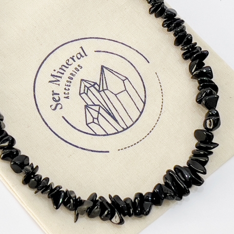 COLLAR DE ESCALLAS OBSIDIANA - comprar online