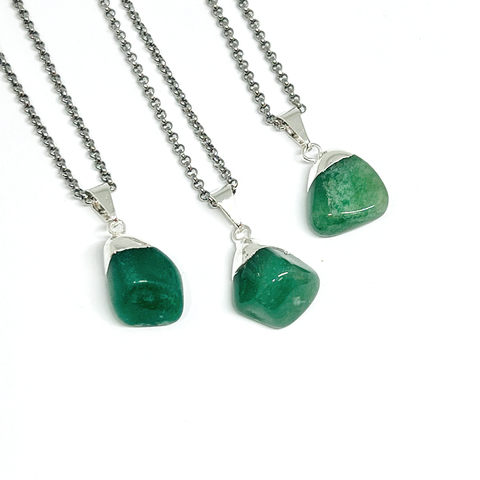 DIJE ROLADO CUARZO VERDE PEQUEÑO