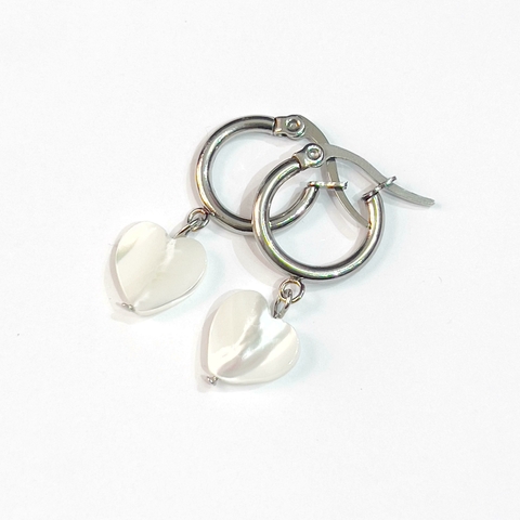 ARITOS CORAZON NACAR