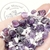 MINI DIJE ROLADO AMATISTA BAÑO DE PLATA - Ser Mineral Accesorios
