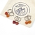 ARITOS CORAZON CORNALINA - Ser Mineral Accesorios