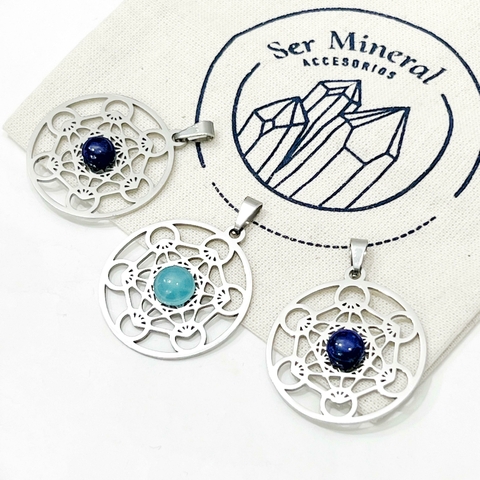 METATRON MEDIANO ACERO CON PIEDRA