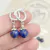 MINI ARITOS CORONITA LAPISLAZULI