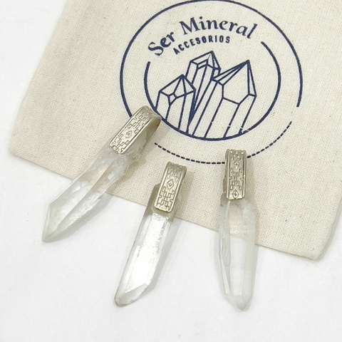 DIJE DE ALPACA CUARZO CRISTAL GRANDE