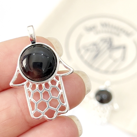 DIJE HAMSA AGATA NEGRA