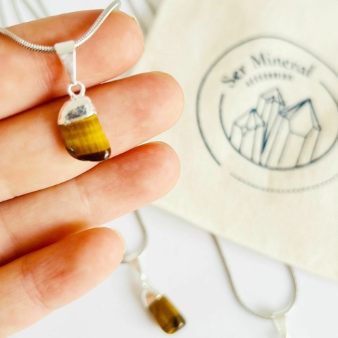 MINI DIJE ROLADO OJO DE TIGRE