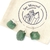 DIJE CUARZO VERDE EN BRUTO MEDIANO - Ser Mineral Accesorios