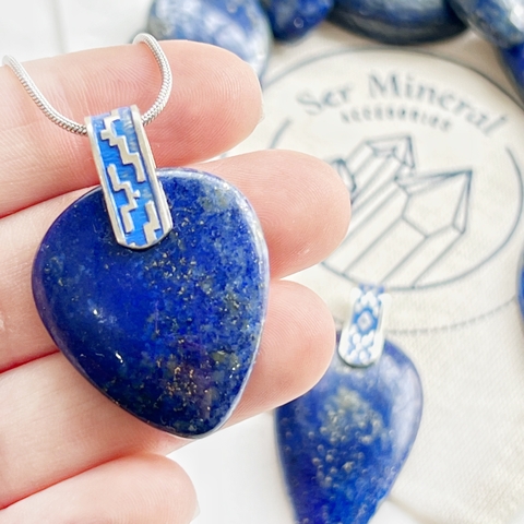 DIJE MEDALLON LAPISLAZULI