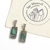 DIJE CAZUELA RECTANGULAR MALAQUITA Y PIRITA - comprar online