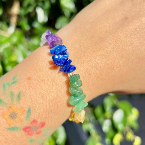 PULSERA 7 CHAKRAS ESCALLAS