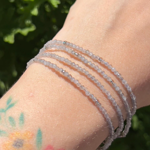 PULSERA DE LABRADORITA FACETADA - comprar online