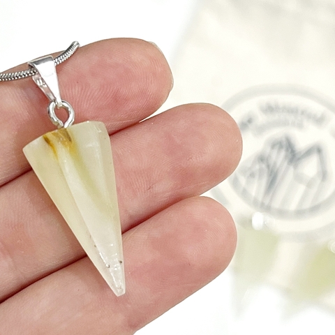 DIJE PENDULO ONIX VERDE