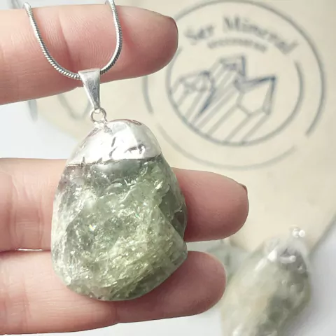 DIJE ROLADO AGUA MARINA XL