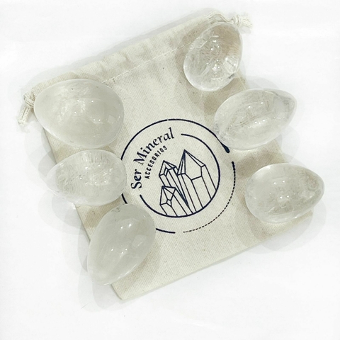 1 UNIDAD HUEVO CUARZO CRISTAL