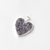 DIJE CORAZON DE DRUSAS AMATISTA MEDIANO - Ser Mineral Accesorios