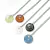 COLLAR PI ONIX BLANCO CON CADENA DE 50 CM - Ser Mineral Accesorios