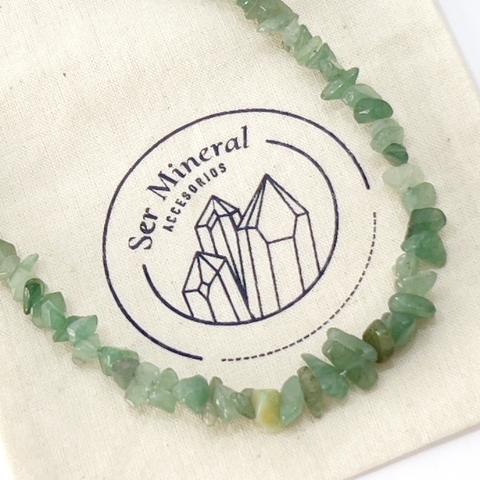 COLLAR DE ESCALLAS CUARZO VERDE - comprar online