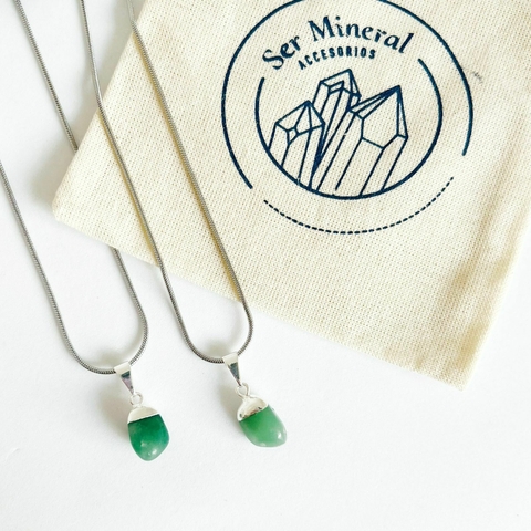 MINI DIJE ROLADO CUARZO VERDE