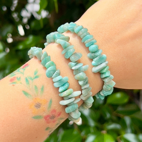 PULSERA DE ESCALLAS AMAZONITA - comprar online