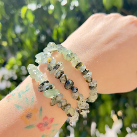 PULSERA DE ESCALLAS PREHNITA - comprar online