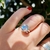 ANILLO DE PLATA Y LABRADORITA