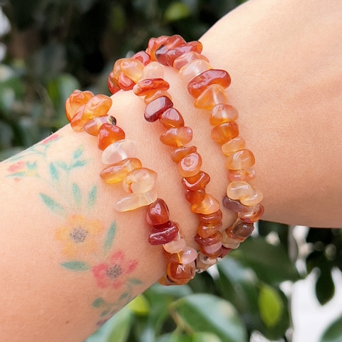 PULSERA DE ESCALLAS CORNALINA - comprar online