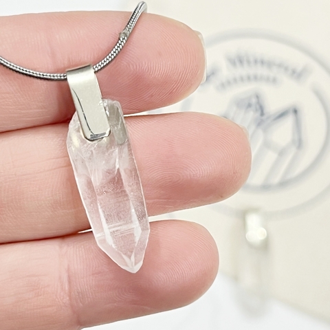 DIJE DE ALPACA CUARZO CRISTAL PEQUEÑO