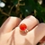 ANILLO DE PLATA Y CORNALINA - Ser Mineral Accesorios