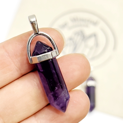 DIJE BITERMINADO AMATISTA - comprar online