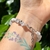 PULSERA DE ESCALLAS ADULARIA (piedra de la luna natural) - tienda online
