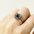 ANILLO CAZUELA CORAZÓN PIRITA Y TURMALINA - comprar online