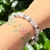 PULSERA DE ESCALLAS ADULARIA (piedra de la luna natural) - Ser Mineral Accesorios