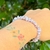 PULSERA DE ESCALLAS AGATA DE LAZO AZUL - Ser Mineral Accesorios