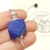 PENDULO DE ACERO CUADRADO LAPISLAZULI en internet