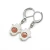 ARITOS MANO FATIMA CON ESFERA RODOCROSITA - comprar online
