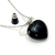 COLLAR PERFUMERO BOTELLA CORAZON DE OBSIDIANA en internet