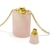 COLLAR PERFUMERO BOTELLA RECTA CUARZO ROSA DORADO en internet