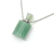 COLLAR BOTELLA PERFUMERO RECTO CUARZO VERDE - Ser Mineral Accesorios