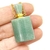 Imagen de COLLAR BOTELLA PERFUMERO RECTO CUARZO VERDE DORADO
