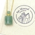 COLLAR BOTELLA PERFUMERO RECTO CUARZO VERDE DORADO - tienda online